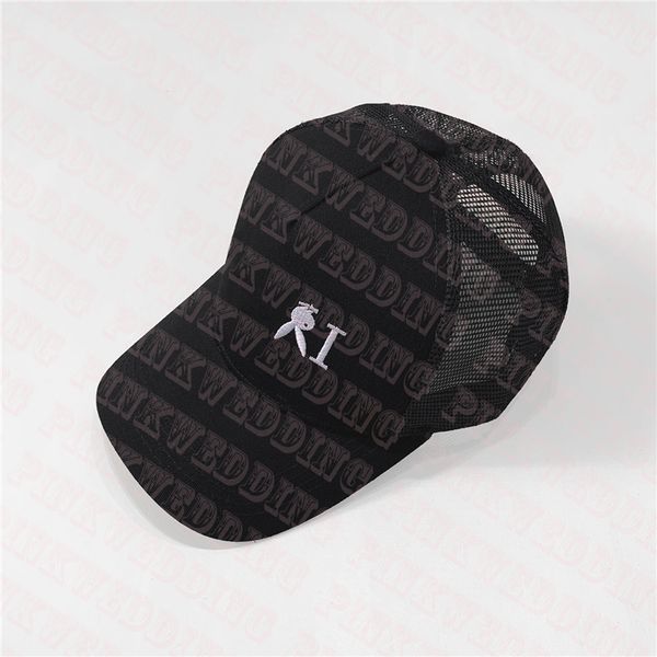 

designer canvas skateboard caps mesh sport hat letter rabbit printed beach cap women men black snapback cap, Blue;gray