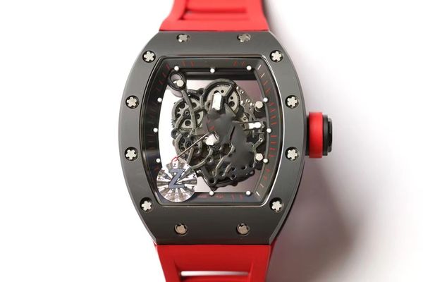 

zf 055 montreal de luxe men watches imported nh automatic mechanical movement watches ceramic case rubber strap folding buckle /1001, Slivery;brown