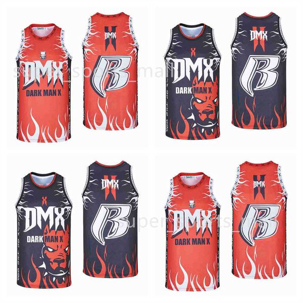 

movie basketball jerseys dmx flesh of my flesh biker jersey, Black;red