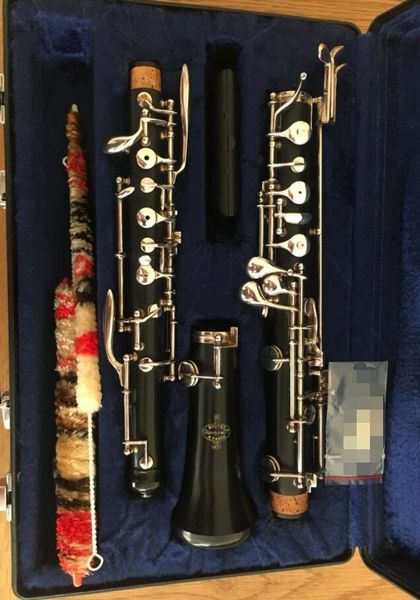 

student oboe ebony c key silver plated left f resonance full conservatory