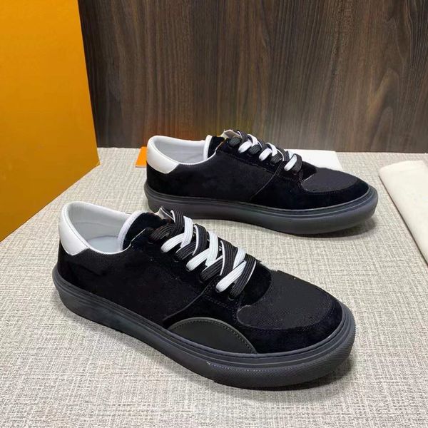

2022 selling men low-skateboard shoes level embroidery print leather canvas lace-up flat designer sports trainers outdoor leisure man platfo