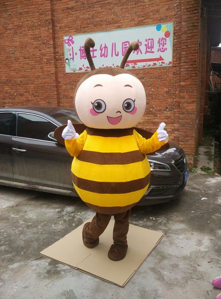 Mascote boneca figurino bee hornet mascote traje fantasia bee