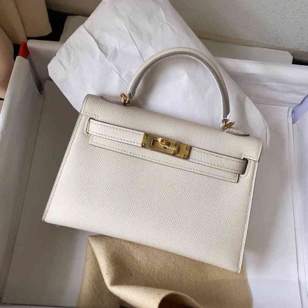 

herms kellies designer bag handbags handbag female leather palm pattern second generation mini portable dinner one shoulder slant across wom