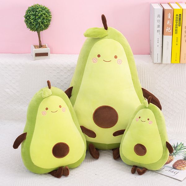 

snuggly stuffed avocado fruit soft plush filled toy doll hugging pillow gifts for kids girl boy friends christmas home living