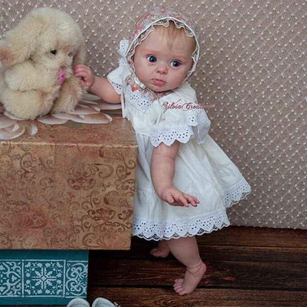 

rsg 20 inche rare limited sold reborn doll kit princess adelaide toddler baby unpainted unfinished reborn doll kit birthday gift aa220325