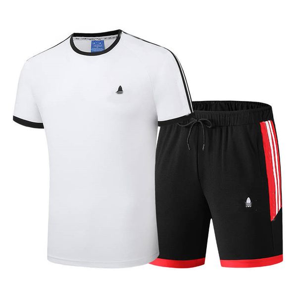 

men women tracksuits fashion design t-shirts + pants 2 piece sets solid color suits sweatsuits brand mens womens joggers sportswear 2167sy, Gray