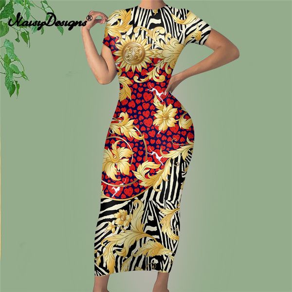 

noisydesigns red greyhound dog prints club outfits for women bodycon maxi dress party evening luxury floral summer 4xl 220627, Black;gray