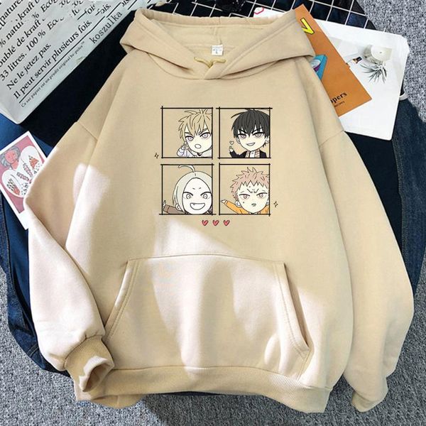 Damen Hoodies Sweatshirts 19 Tage Anime Hoodie Ästhetische Kleidung Frauen Winter Tops Manga He Tian Mo Guan Harajuku Rundhalsausschnitt Vintag