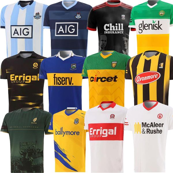

2022 2023 kilkenny wexford ireland gaa soccer jersey offaly tyrone remastered commemoration football shirt tipperary 22 23 home away size s-, Black;gray