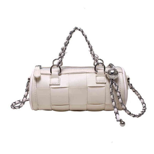 

bag personalized luxury design female woven chain portable cylinder underarm shell women small shoulder s 55% off