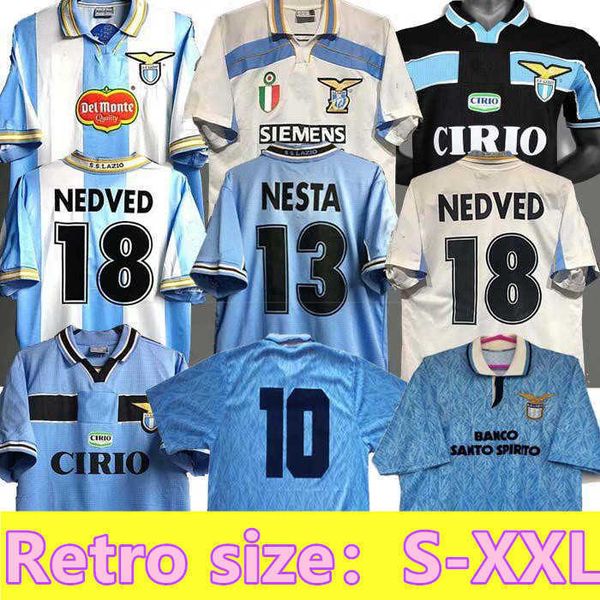 

lazio retro 1989 1990 1991 1992 1999 2000 2001 soccer jerseys nedved simeone salas gascoigne home away football shirt veron crespo nesta, Black;yellow
