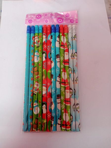 7-дюймовая 12-цветная ручка, одна упаковка 12, карандаши для Рождества и Хэллоуина, прямые продажи с фабрики