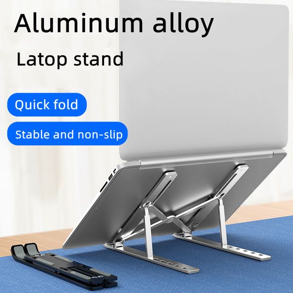 

lapholders aluminum alloy computer desklift bracket 6-speed height adjustment suitable for all sizes of lapcooling folding portable storage