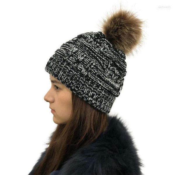 Feanie/caveira Caps de malha chapéu de lã Moda com capuz Moda quente Mulheres de cabelos de cabelo 20221 eger22