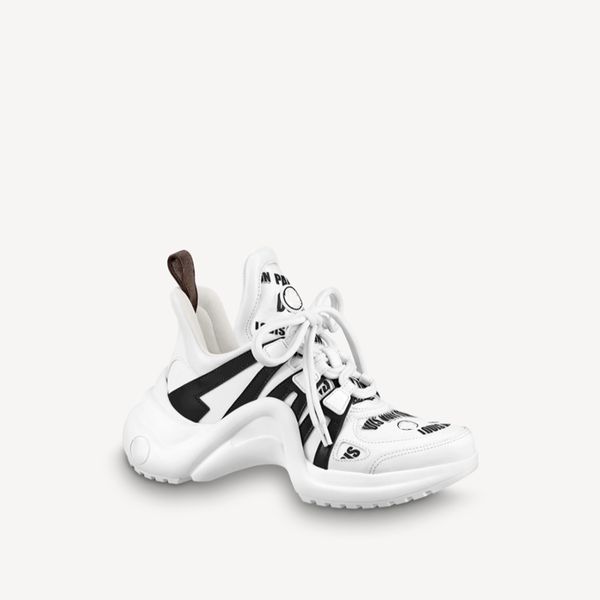 

explosion 1a9d3u archlight sneaker black sports shoes mix of materials circle patent canvas technical satin textile fall-winter 2021 show co