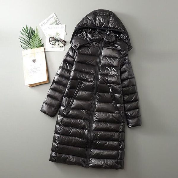 

2022 ladies girls down jackets ladies luxury designer brand white duck fox fur collar fluffy warm belt casual, Black