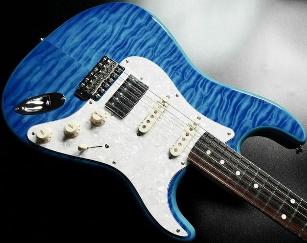 

traditional 60s st ssh carribian blue #ggbl2 electric guitar