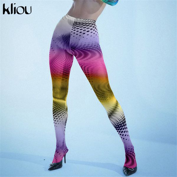 

biker style foot pants women gorgeous high street sheath body-shaping medium waist high elastic female streetwear trousers, Black;white