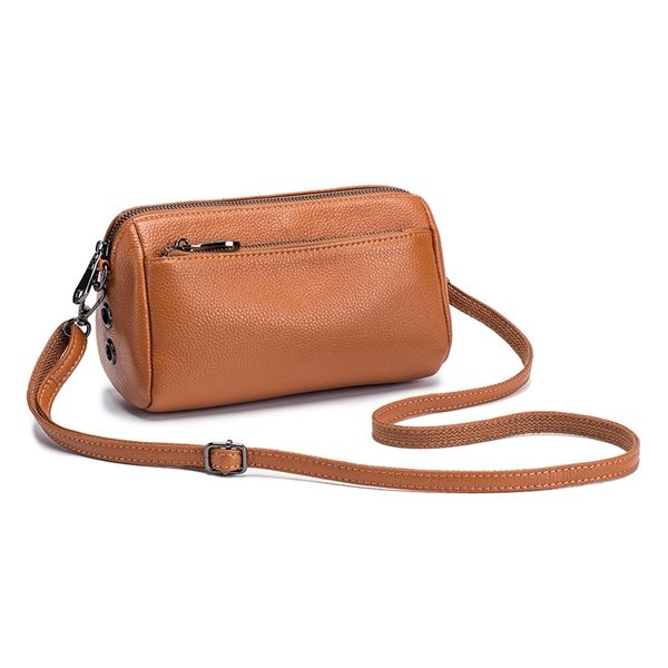 

fashion women shoulder bag genuine leather small hand casual lady crossbody arrival 220810