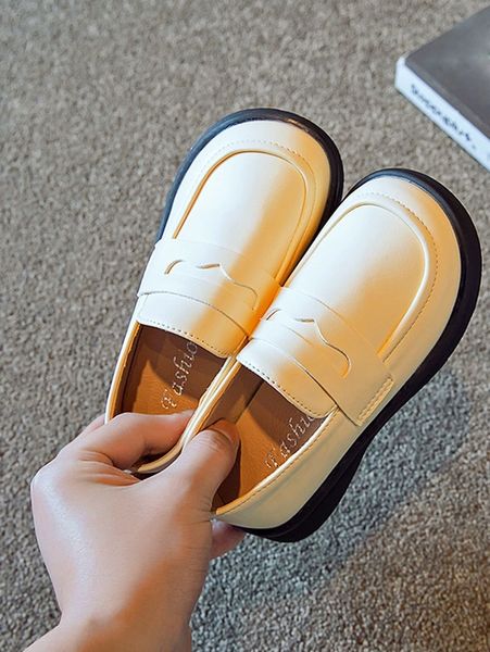 

kids minimalist slip on loafers she, Black;grey