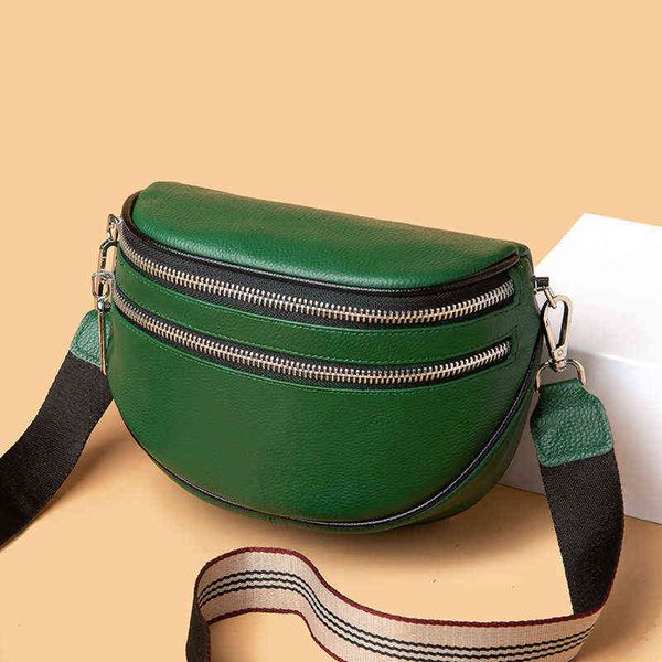 

fashion summer single shoulder layer cowhide bag women's personalized simple ins texture diagonal
