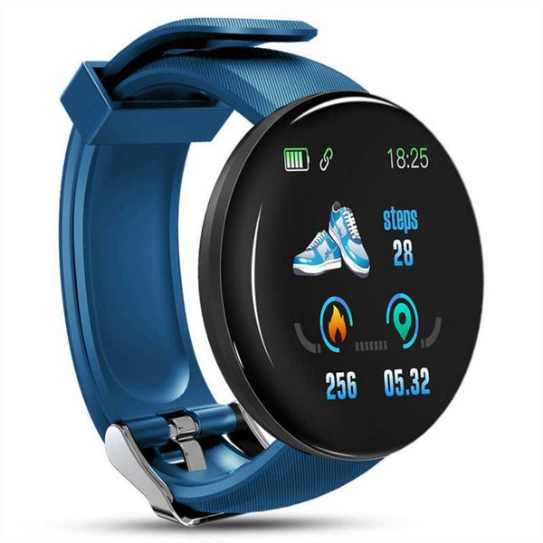 

d18 smart wristbands watches bracelet waterproof heart rate blood pressure color screen sport tracker smart wristband smartband pedometer fo