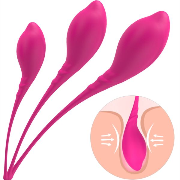 Uovo vibrante Kegel Exerciser Set di palline strette Love Vibrator Geisha vaginale Ben Wa Giocattoli sexy per adulti per le donne