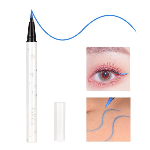 

waterproof non-smudge color eyeliner #09 lake blue 1pc
