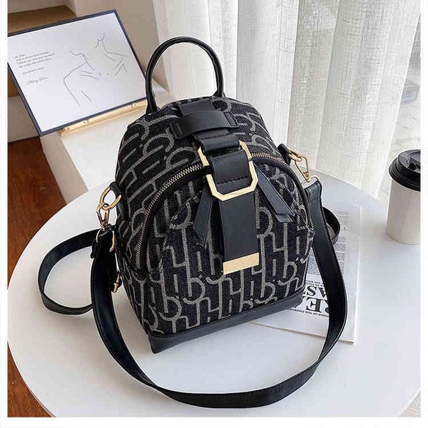 

2022 new designer handbags canvas backpack backpack versatile single