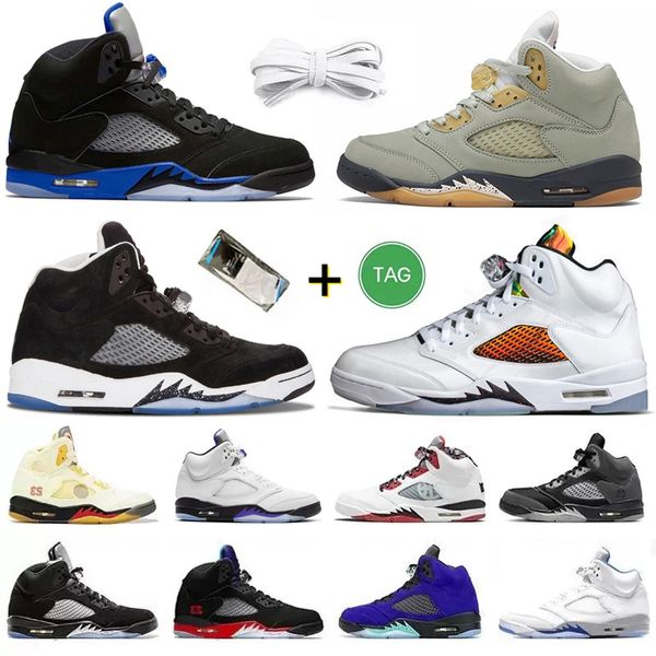 

jumpman 5 5s mens retro basketball shoes easter concord bluebird oreo racer blue raging bull jade horizon shattered backboard men trainer