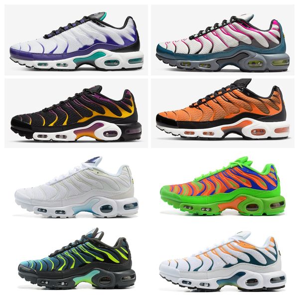 

2022 tn plus men women airs cushion running shoes vapores tns requin triple trainer black red blue royal volt griffey lemon lime psychic pin