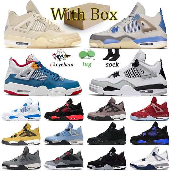 

4 mens j4 basketball shoes jumpman 4s canvas black cat men trainers women sneakers infrared
