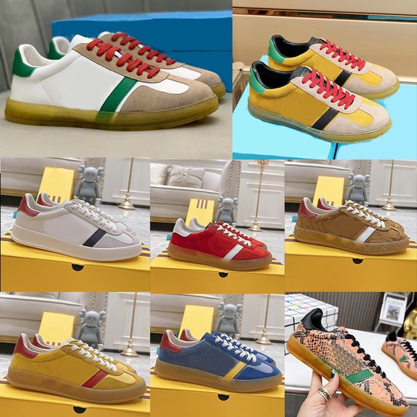 

designer gazelle sneakers mens casual shoes patchwork collaboration canvas sneaker rubber sole comfortable shoe, Black