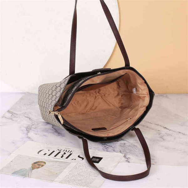 

handbags outlet women's 2022 new feeling large capacity tot shopping out shoulder bag