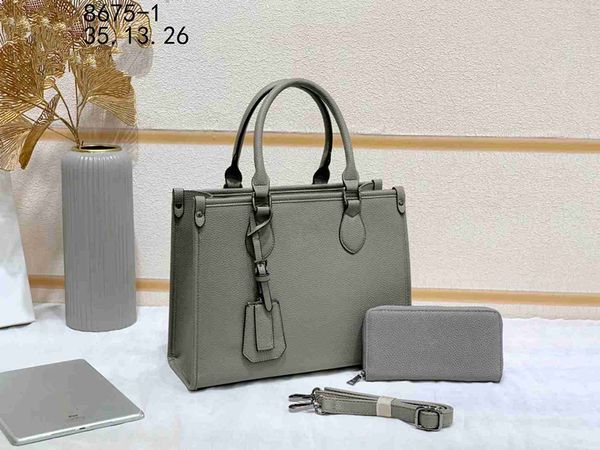 

23color high end quality luxury women's bags handbags brand letter p fashion casual large size wallets two pieces crossbody handbags wi