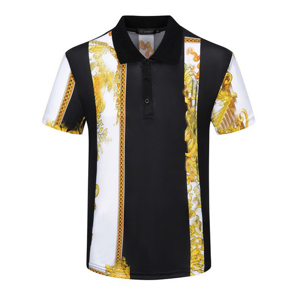 

2022 mens basic business polos t shirt fashion france brand men's t-shirts embroidered armbands letter badges polo shirt m-3xl#32, White;black