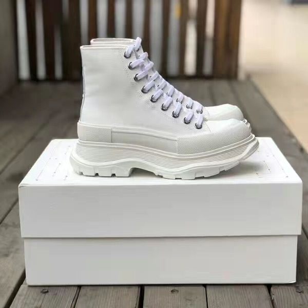 

casual shoes high mq canvas luxury winter autumn women men elevated thick soled lace up couple, Black