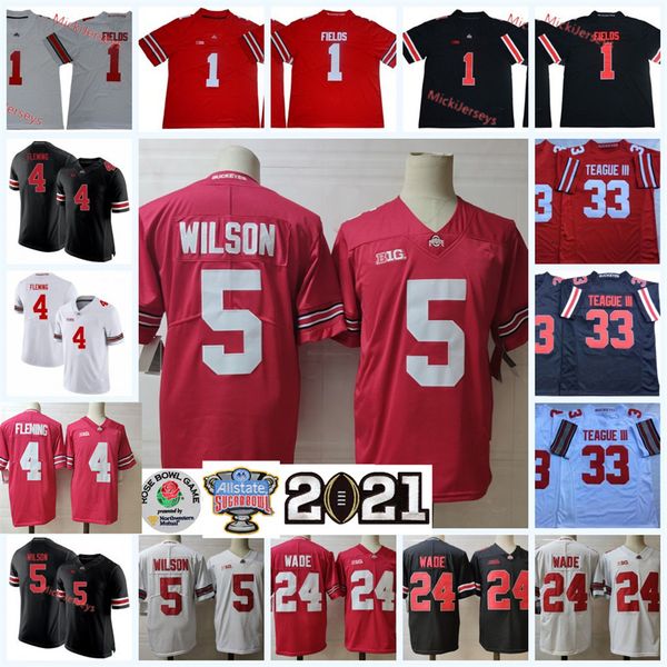 

2022 ncaa ohio state buckeyes stitched football jersey 12 denzel ward jerseys 6 sam hubbard 33 dante booker 10 troy smith 23 jahsen wint 43, Black