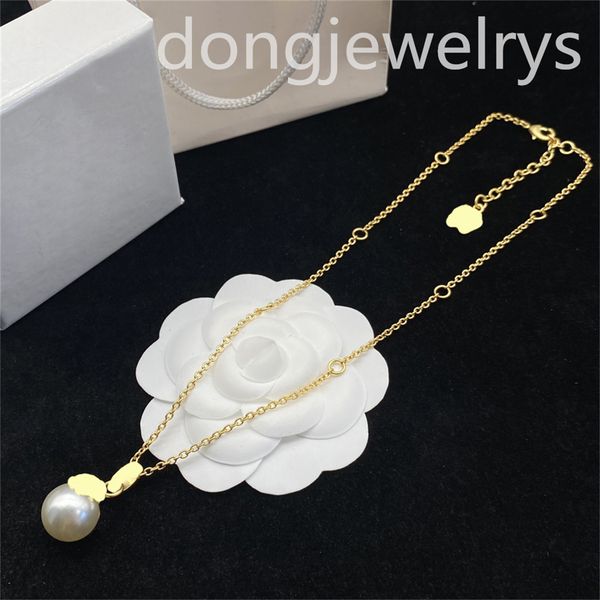 

designer branded pearl personality modern chokers charm necklace luxuries vintage pendant necklaces dongjewelrys women necklace for birthday, Silver