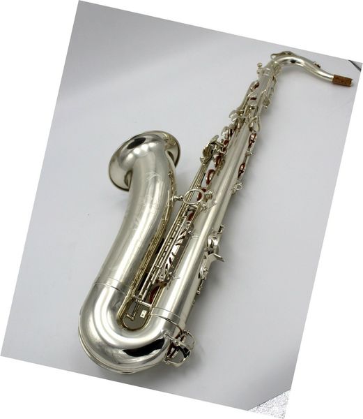 

new b flat shiny silver plated tenor saxophone tenor sax with case