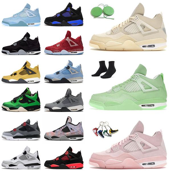 

off sail 4 jumpman basketball shoes sports military black original trainers red thunder women white oreo canvas 4s infrared men sneakers uni