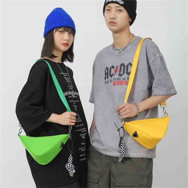 

harajuku personality triangle single female men's messenger leisure fashion candy color backpack 56% off online wholesale 12ap