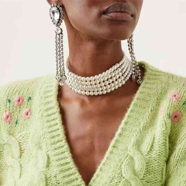 

dangle jijiawenhua new rhinestone long claw chain tassel draping women earrings dinner wedding fashion jewelry accessories 220713, Silver