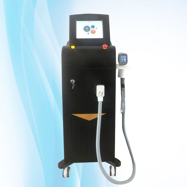 

2022 new profesional 808nm diode laser hair removal machine 3 wave lengths factory directly sales price spa clinic use, Black