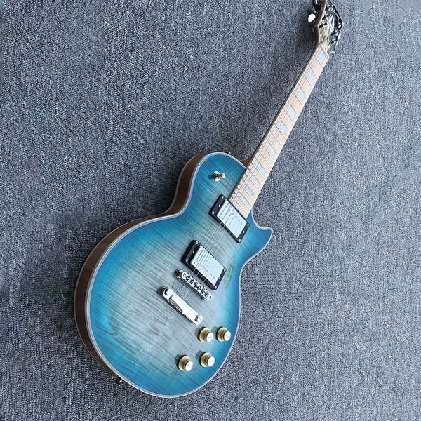 

6 string guitar mahogany electric guitar tiger pattern maple veneer