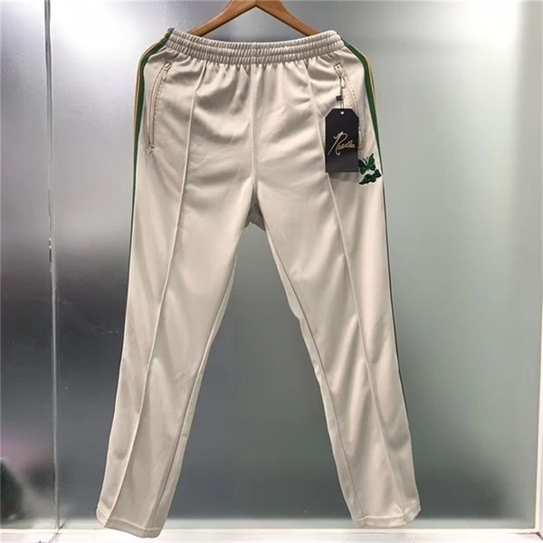 

awge butterfly embroidery slim fit terry sweatpant men women drawstring loose sweatpants trousers 210420, Black