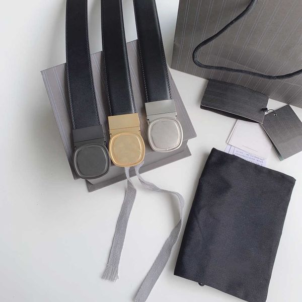 

2023 fashion classic men designer steel buckle belt ladies mens casual letters smooth buckle belts width 3.5cm luxury brand clothing accesso, Black;brown