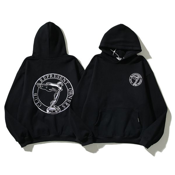 

black sweatshirts vintage hoodies men women print pullover hoode hip hop pullovers 22fw