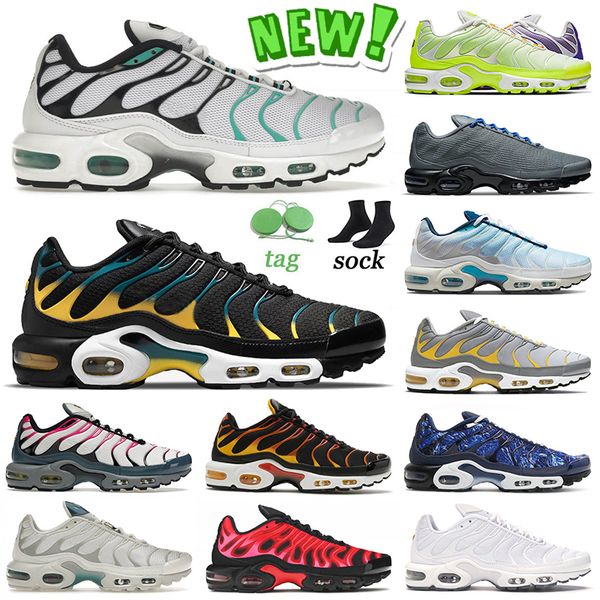 

new arrival tn plus se tuned running shoes hyper jade black teal yellow reverse sunset fire red triple white metallic grey reflective mens