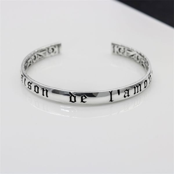 

20% off 2022 jewelry new l'amour love home bracelet thai silver used bracelet for lovers, Black